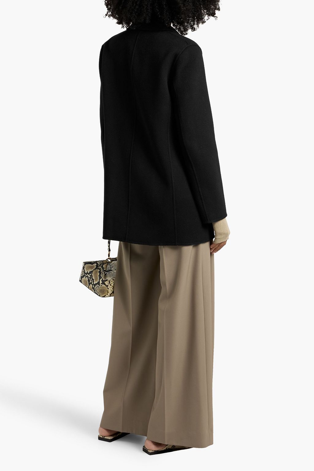 THEORY Wool and cashmere-blend felt blazer