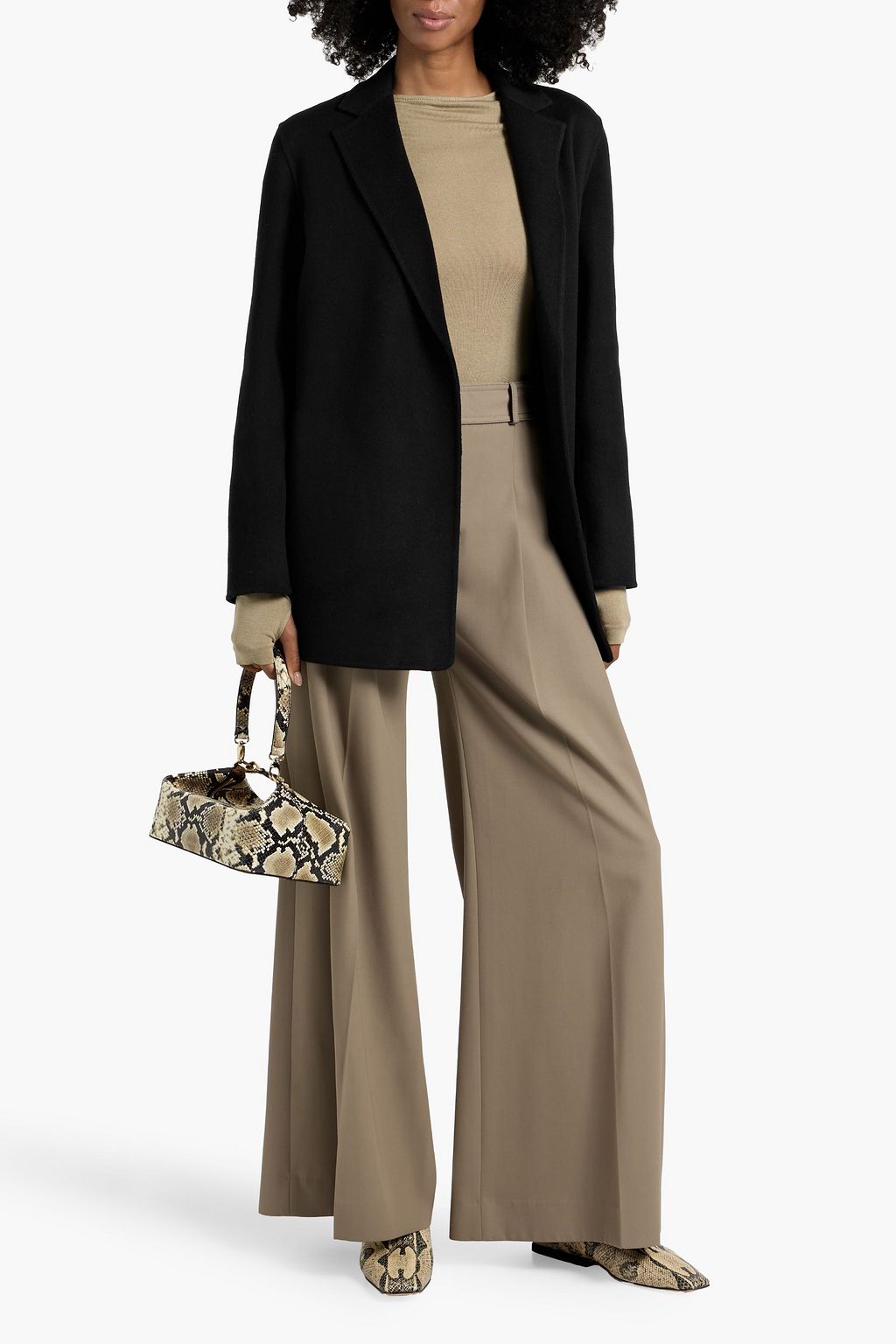 THEORY Wool and cashmere-blend felt blazer