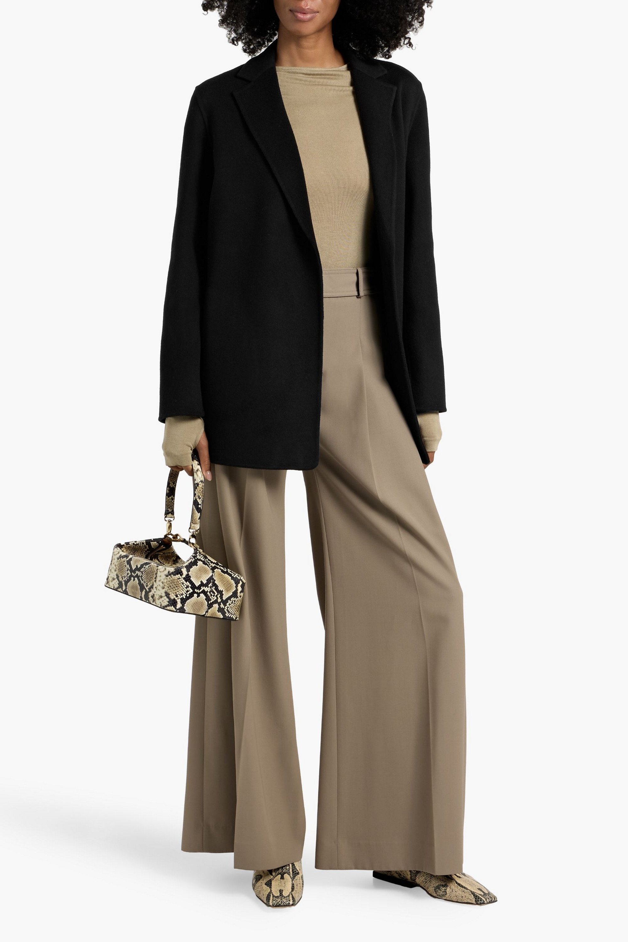 Theory Wool and cashmere-blend felt blazer