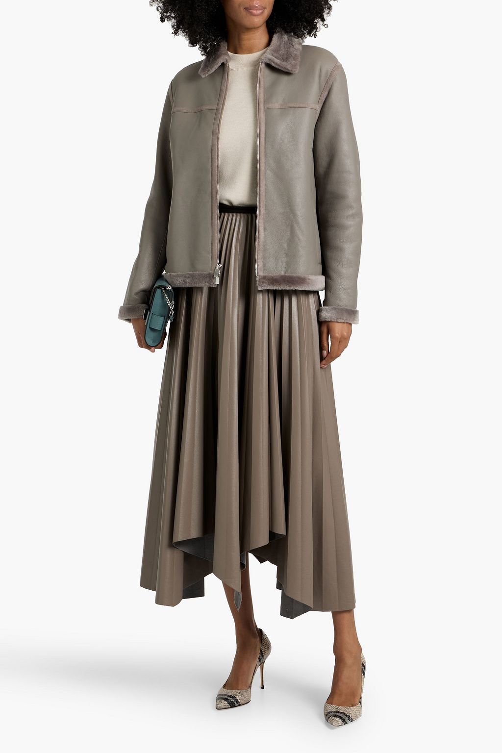 THEORY Shearling jacket