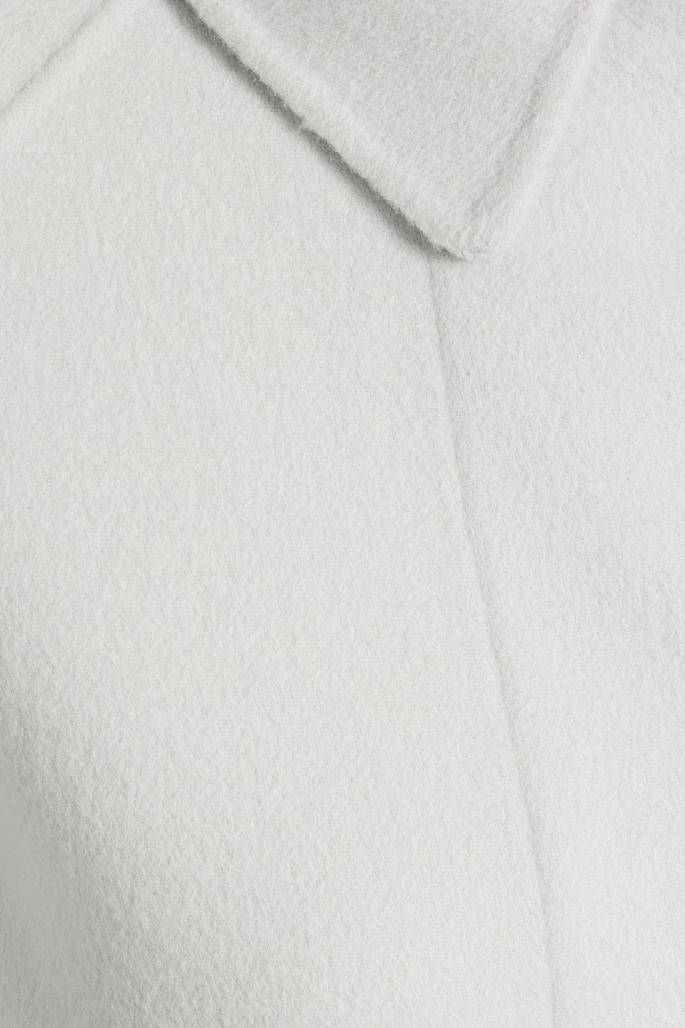 Theory Wool And Cashmere-blend Felt Coat In White