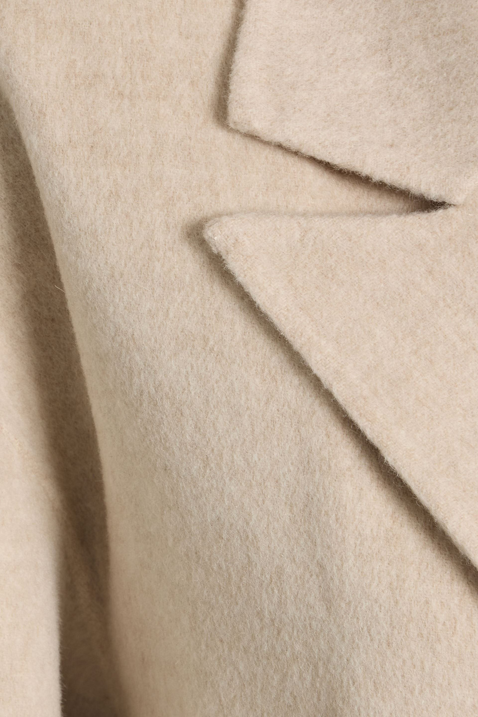 Theory Belted Wool And Cashmere-blend Felt Coat In Neutral