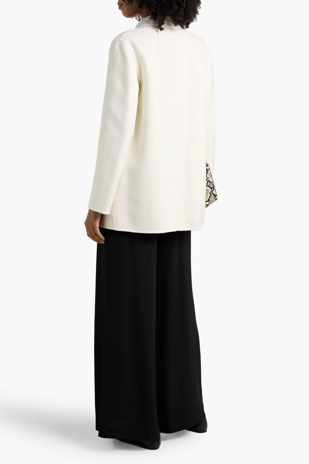 THEORY Wool and cashmere-blend felt blazer