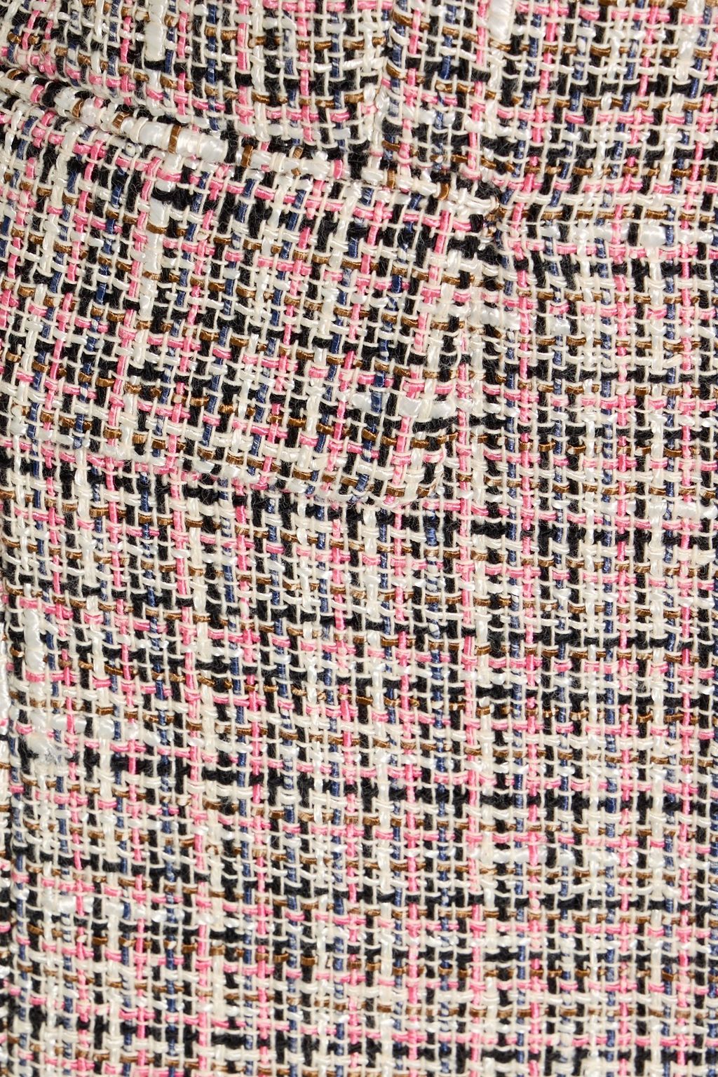 THEORY Cotton-blend tweed mini dress