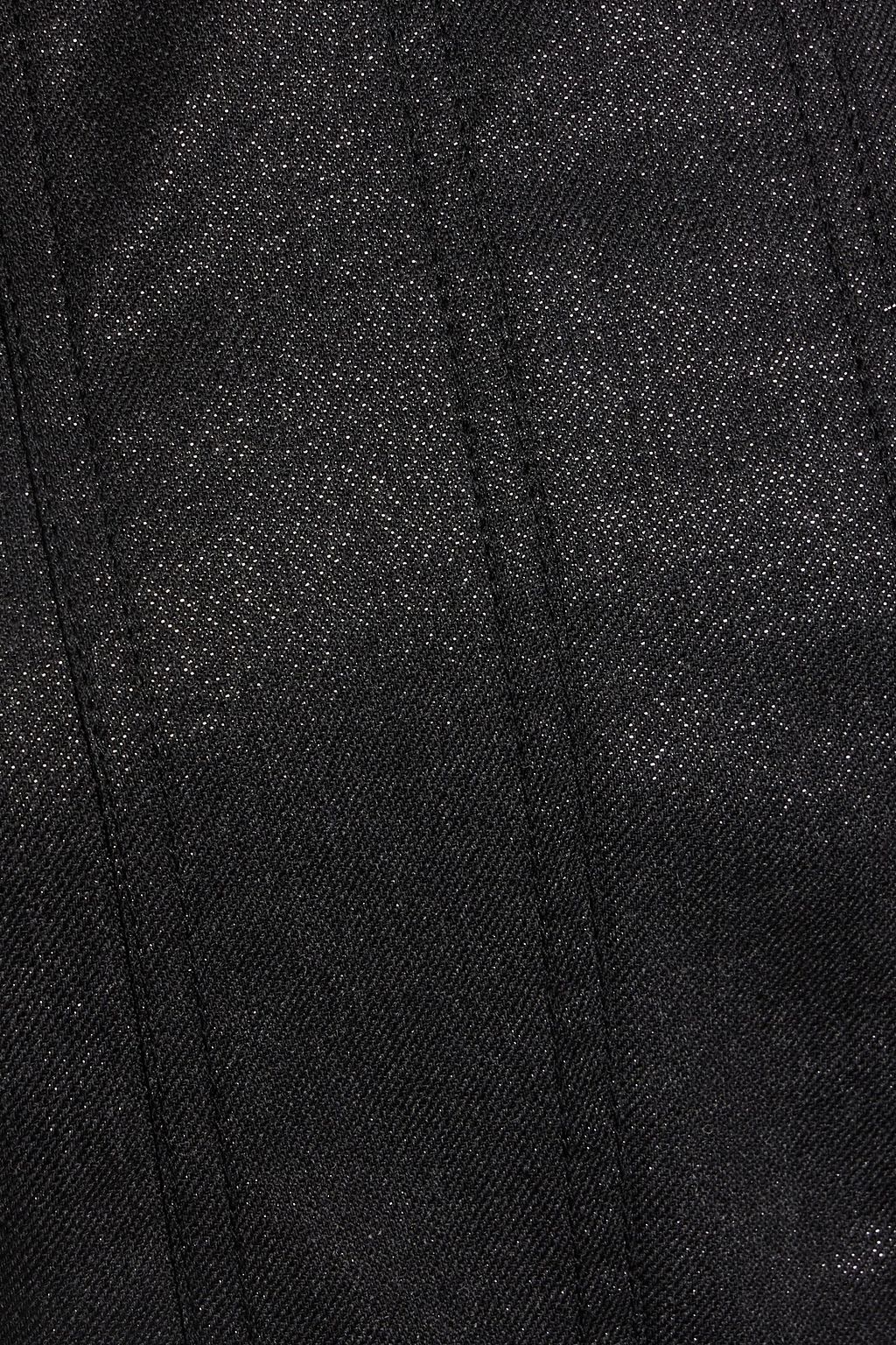 BRUNELLO CUCINELLI Metallic wool-blend midi dress