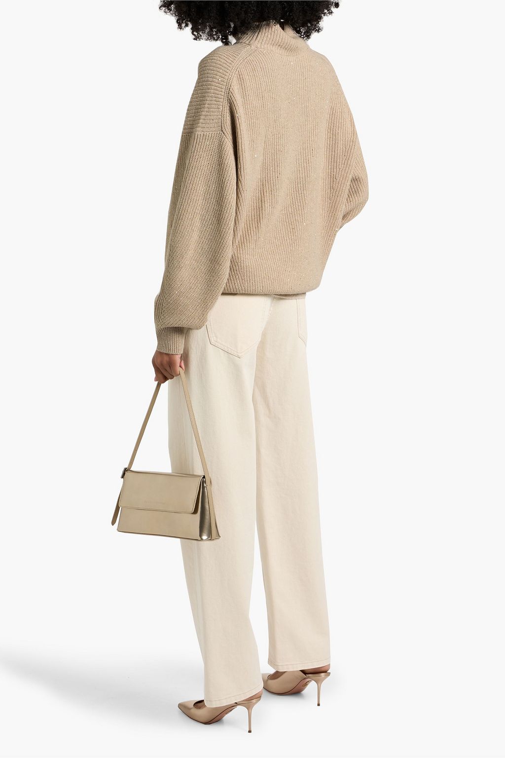 BRUNELLO CUCINELLI High-rise wide-leg jeans