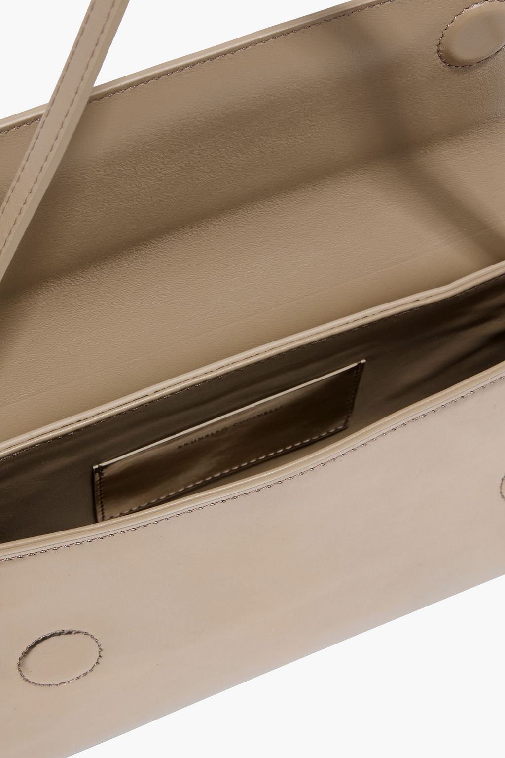 BRUNELLO CUCINELLI Mirrored-leather shoulder bag