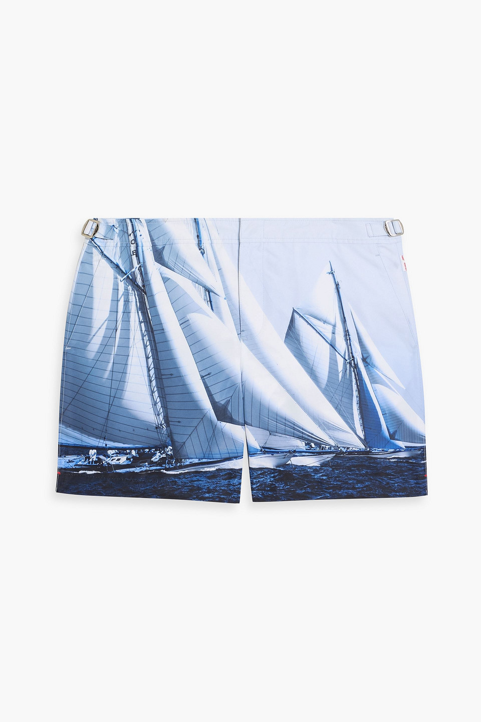 Bulldog mid-length printed swim shorts