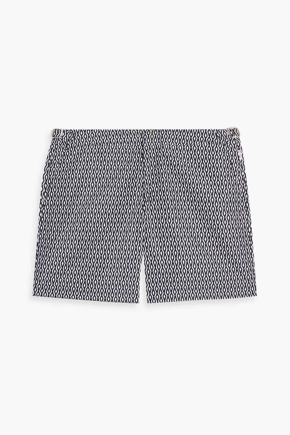 Bulldog mid-length printed swim shorts