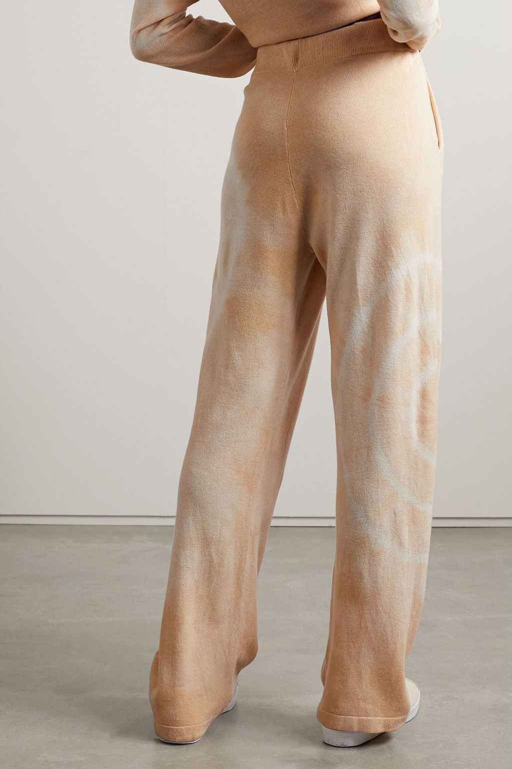 THE ELDER STATESMAN Spiral City Jogginghose aus einer Woll-Kaschmirmischung mit Batikmuster