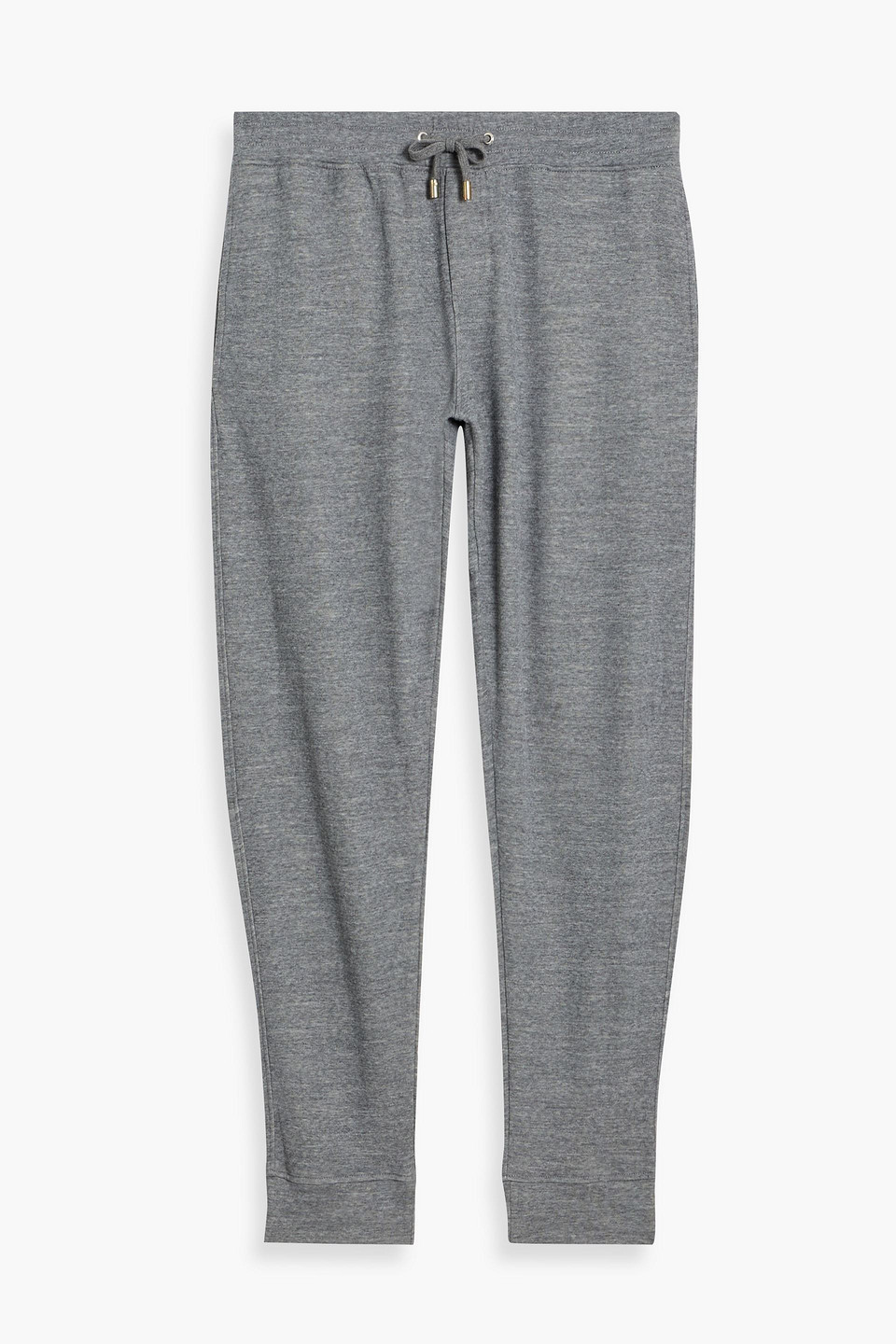Orlebar Brown Beagi Tapered Wool-blend Track Pants In Gray