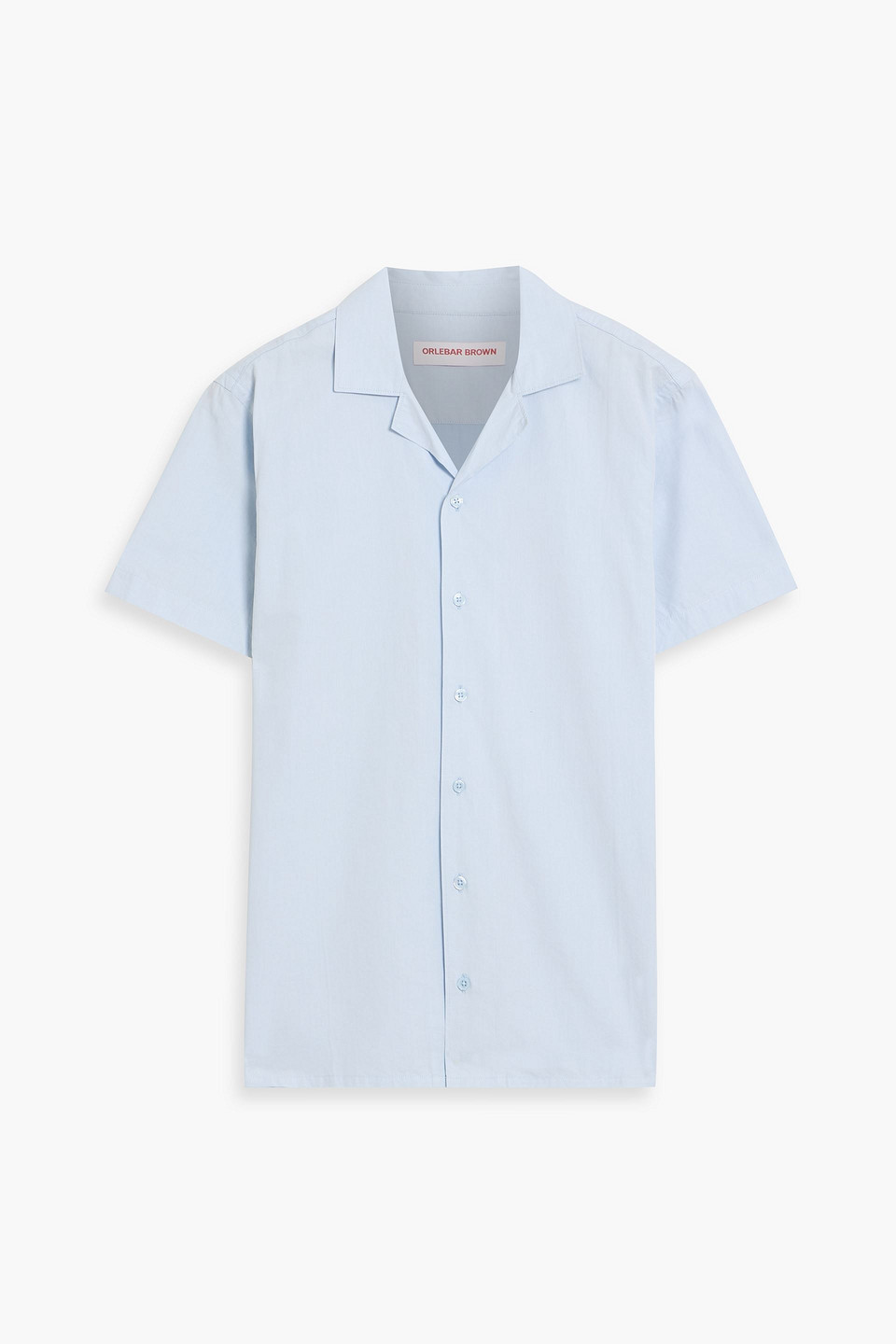 Travis cotton and Lyocell-blend poplin shirt