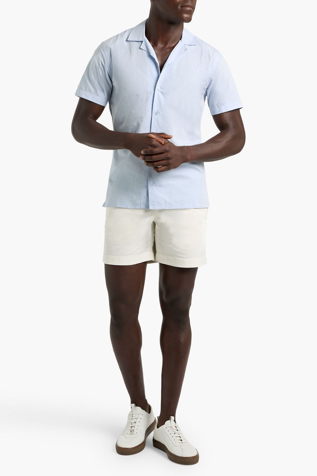 ORLEBAR BROWN Travis cotton and Lyocell-blend poplin shirt