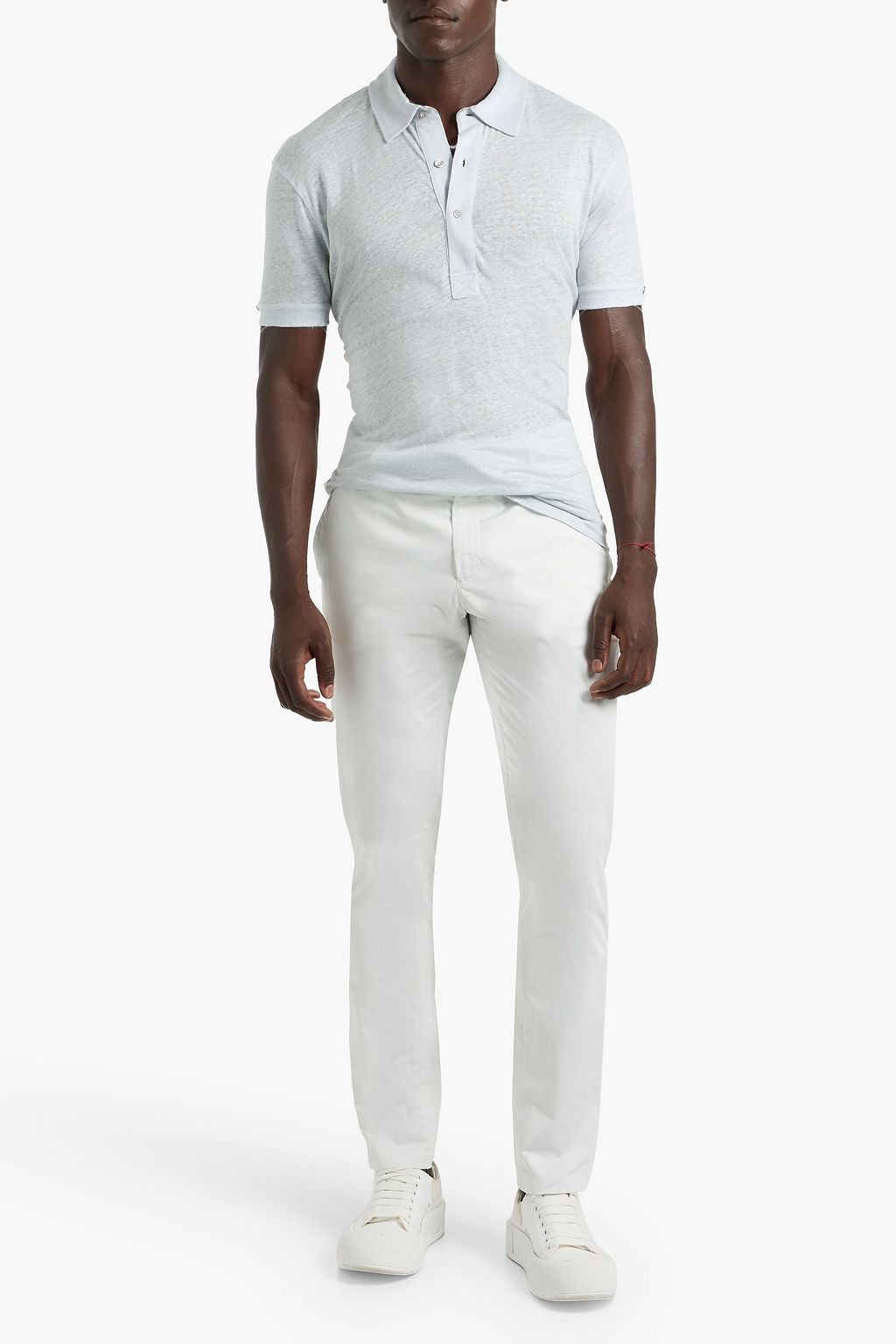 ORLEBAR BROWN Sebastian linen-jersey polo shirt