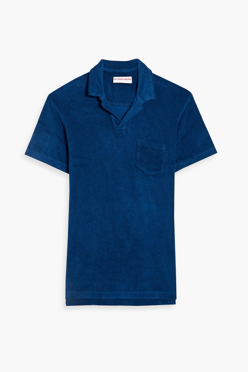 Cotton-terry polo shirt