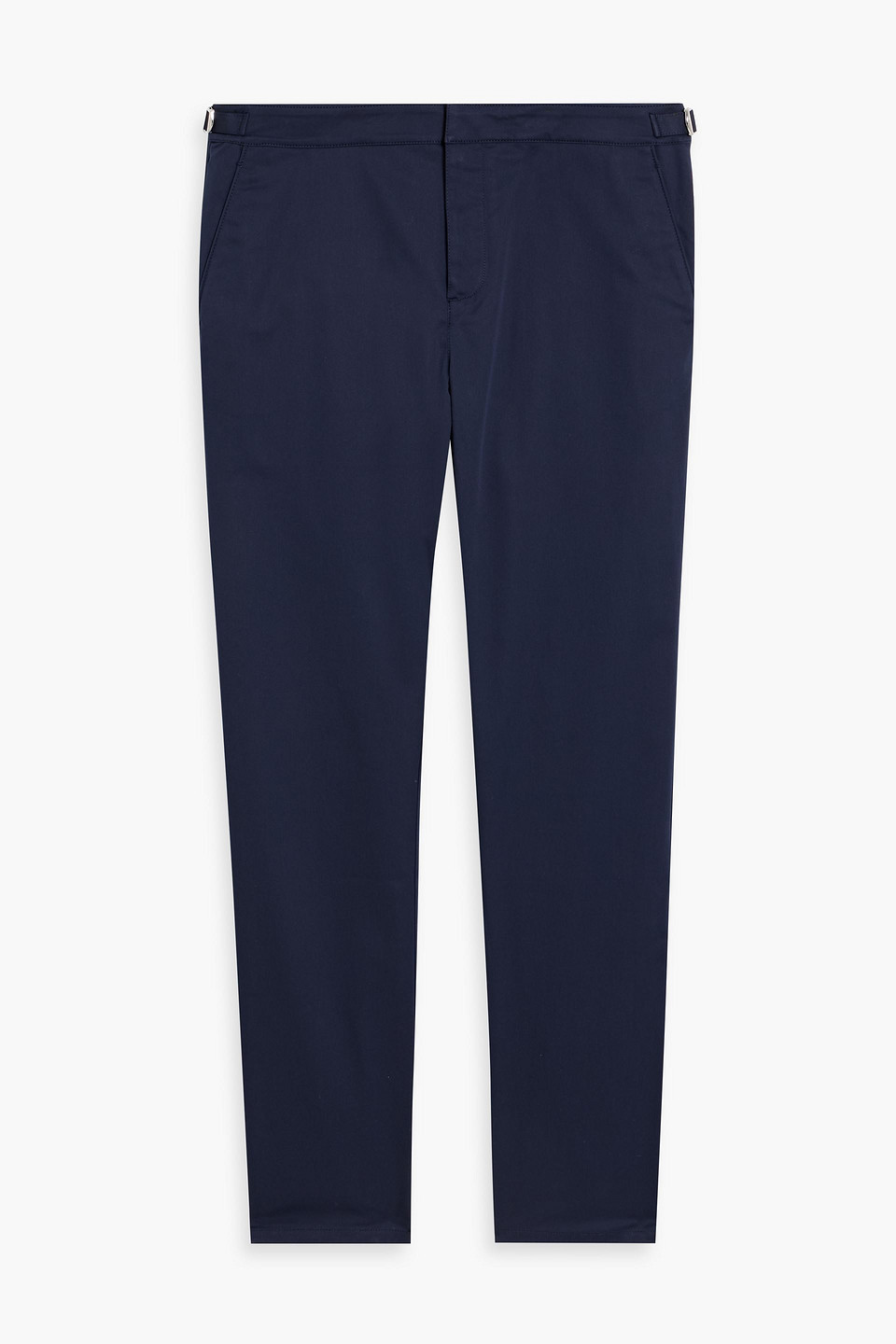 Orlebar Brown Campbell Tapered Cotton-blend Twill Chinos In Blue