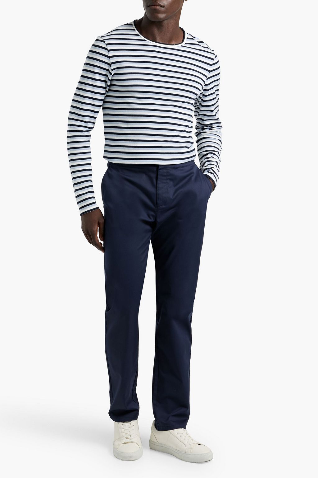 ORLEBAR BROWN Campbell tapered cotton-blend twill chinos