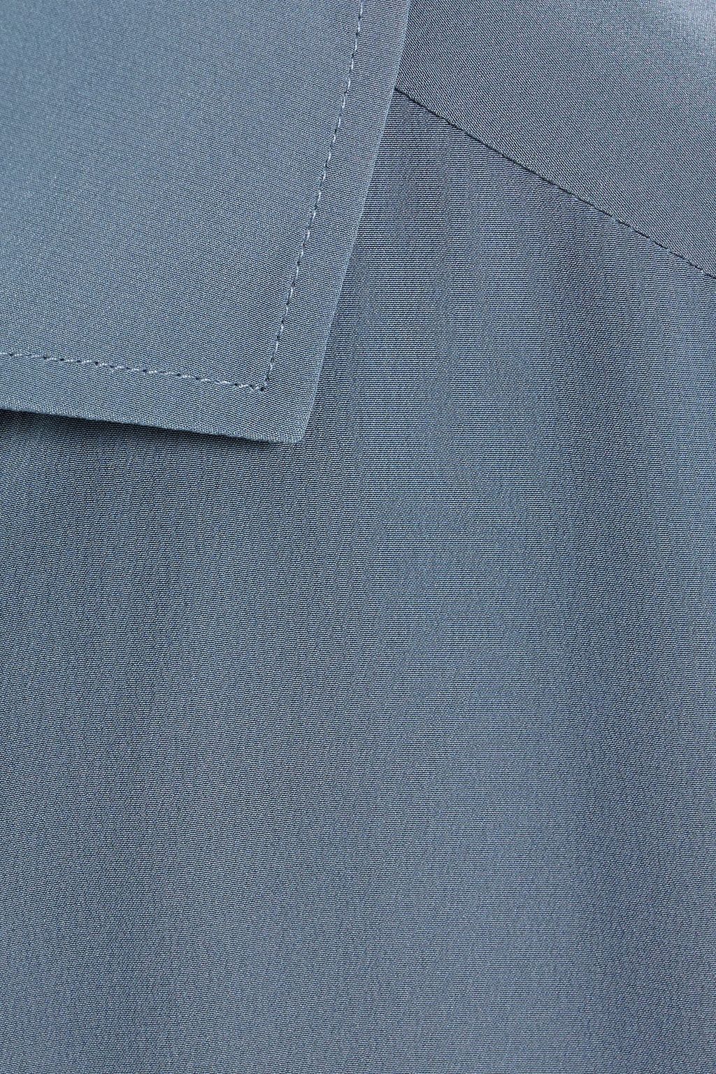 BRUNELLO CUCINELLI Bead-embellished silk crepe de chine shirt