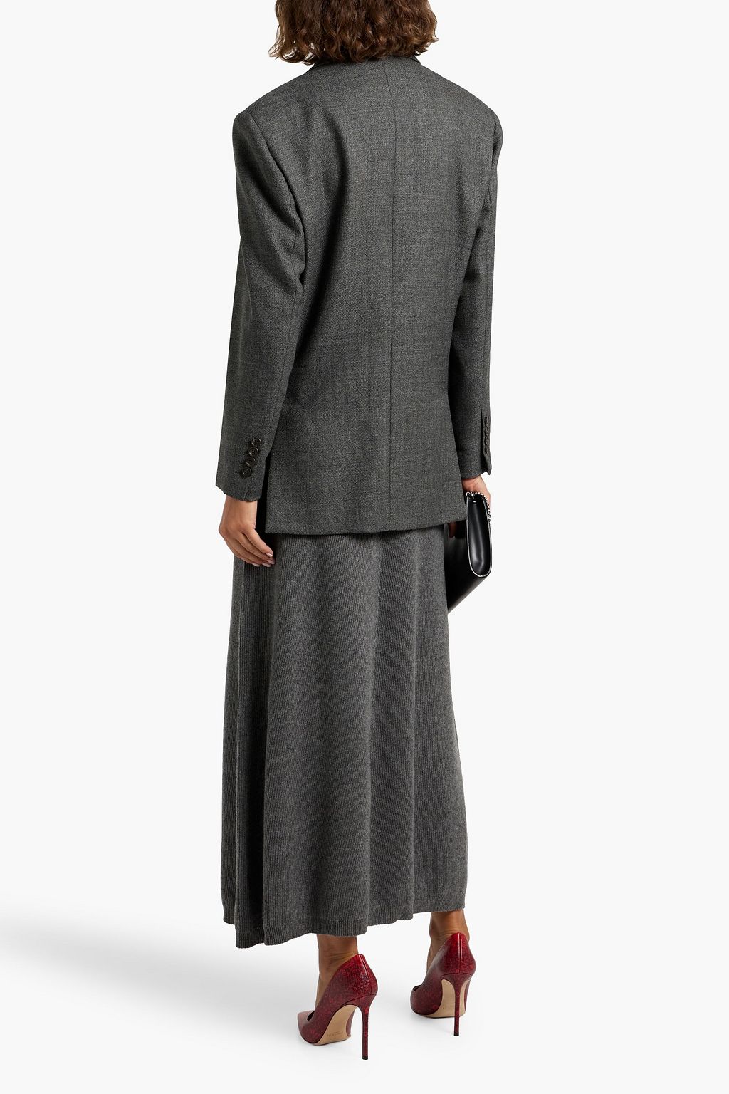 BRUNELLO CUCINELLI Embellished wool-tweed blazer