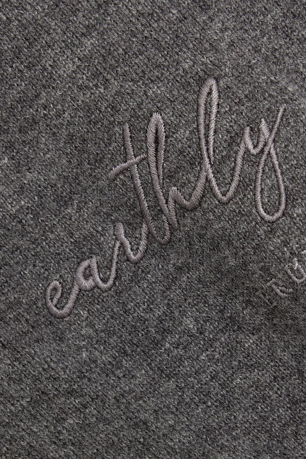 BRUNELLO CUCINELLI Embroidered wool, cashmere and silk-blend vest