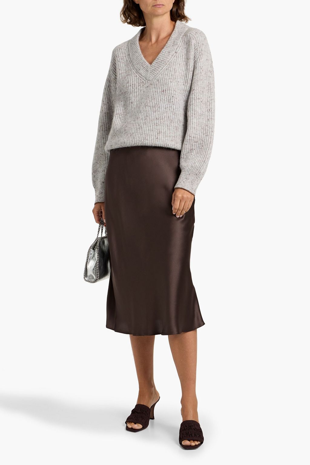 BRUNELLO CUCINELLI Bead-embellished wool-blend sweater