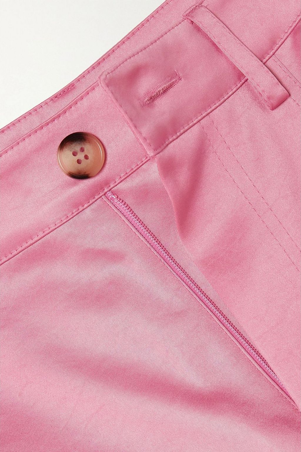 NANUSHKA Vaeda cropped satin flared pants