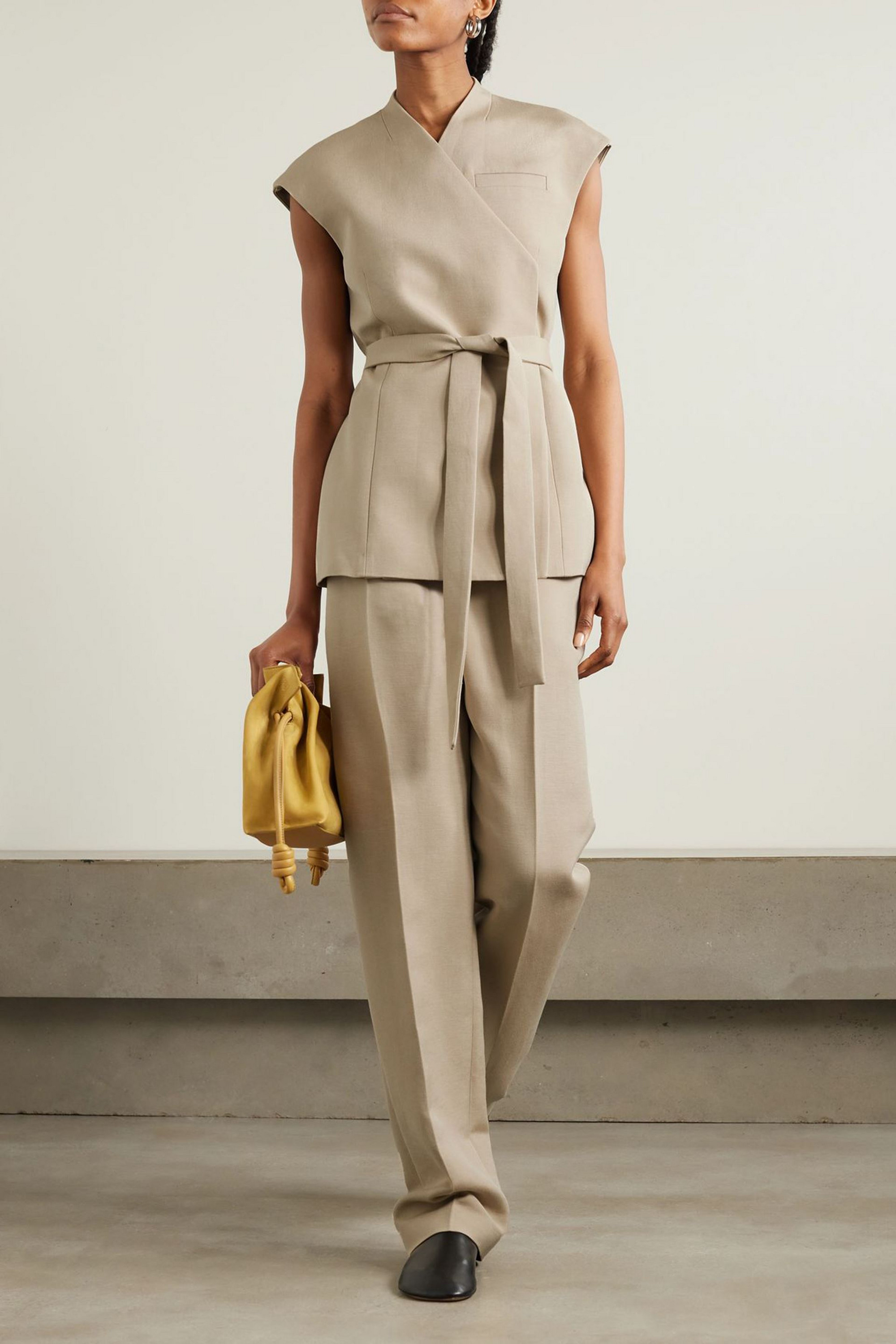 TOVE Ilaria cotton-blend straight-leg pants