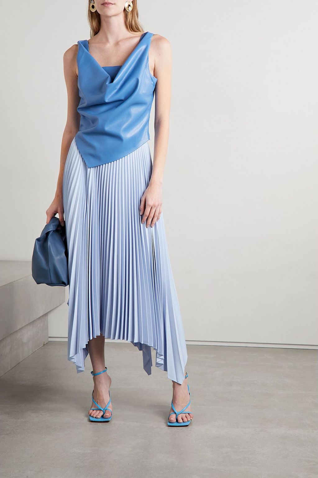NANUSHKA Petra draped OKOBOR top
