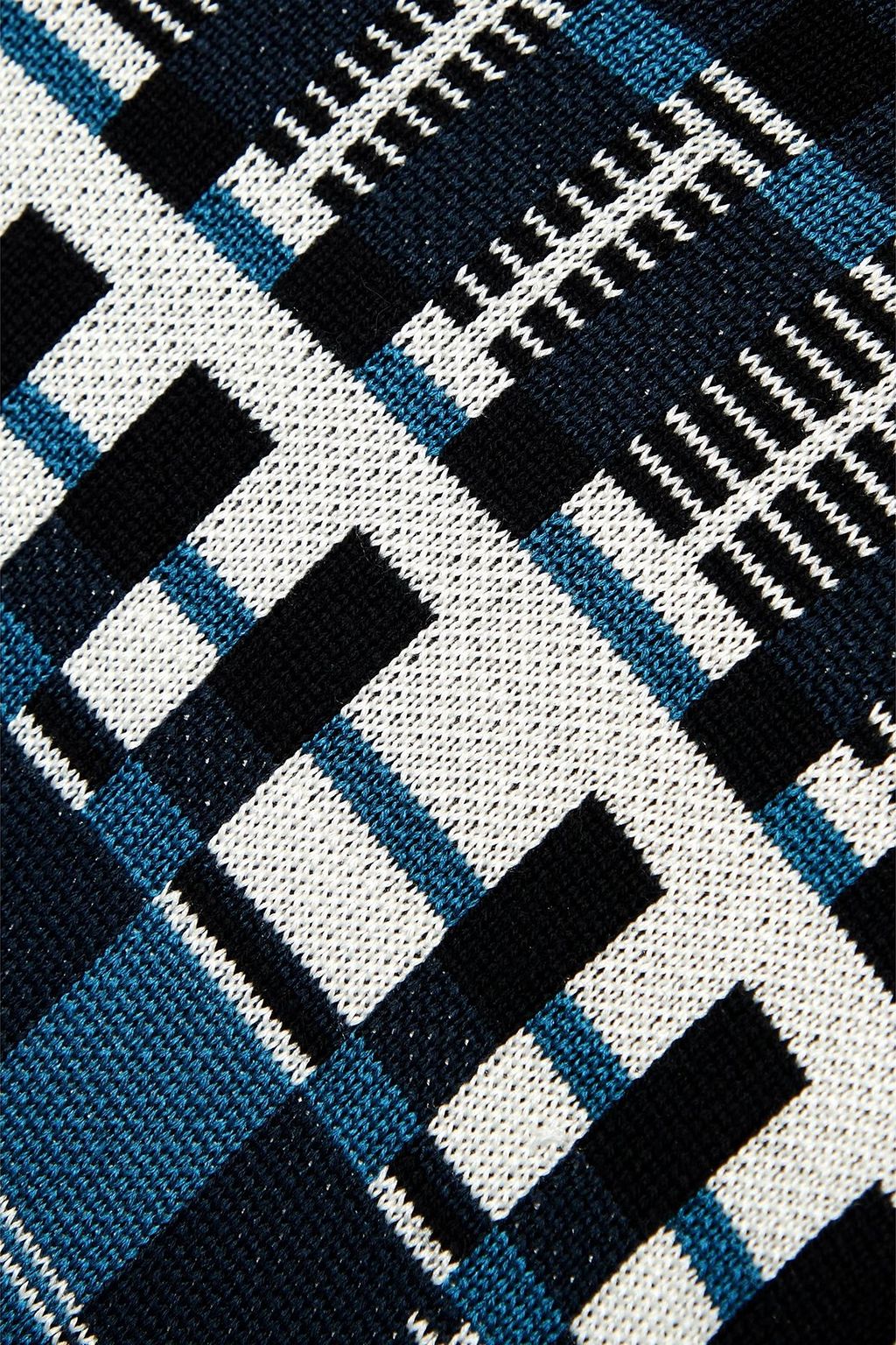 PARTOW Kai silk and wool-blend jacquard sweater