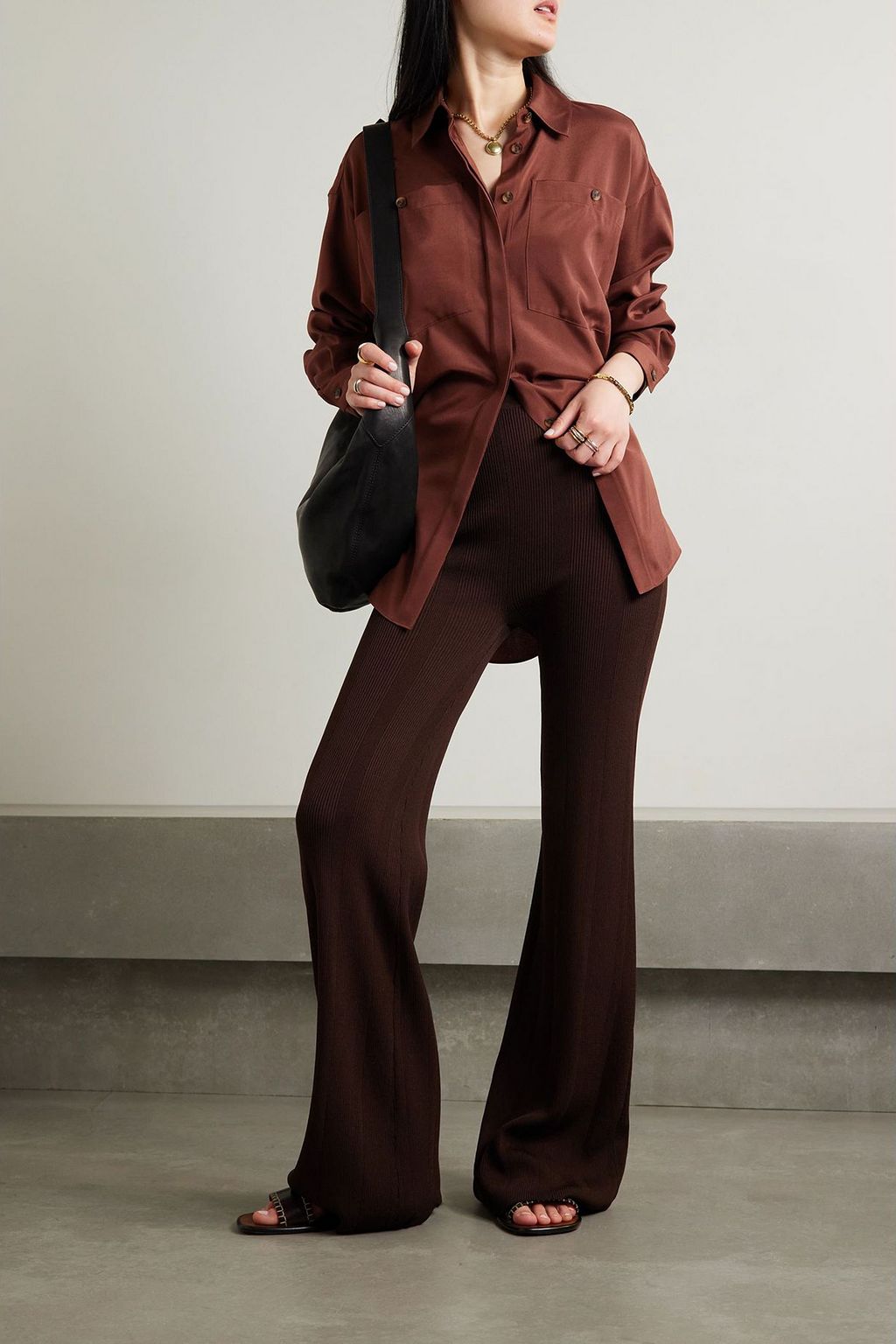 LAFAYETTE 148 Scout silk-blend satin shirt