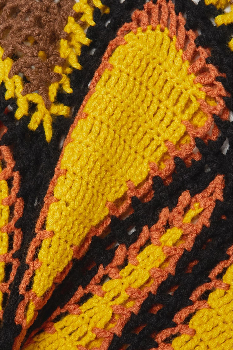 Gabriela Hearst Crochet-knit Cashmere Sweater In Multi