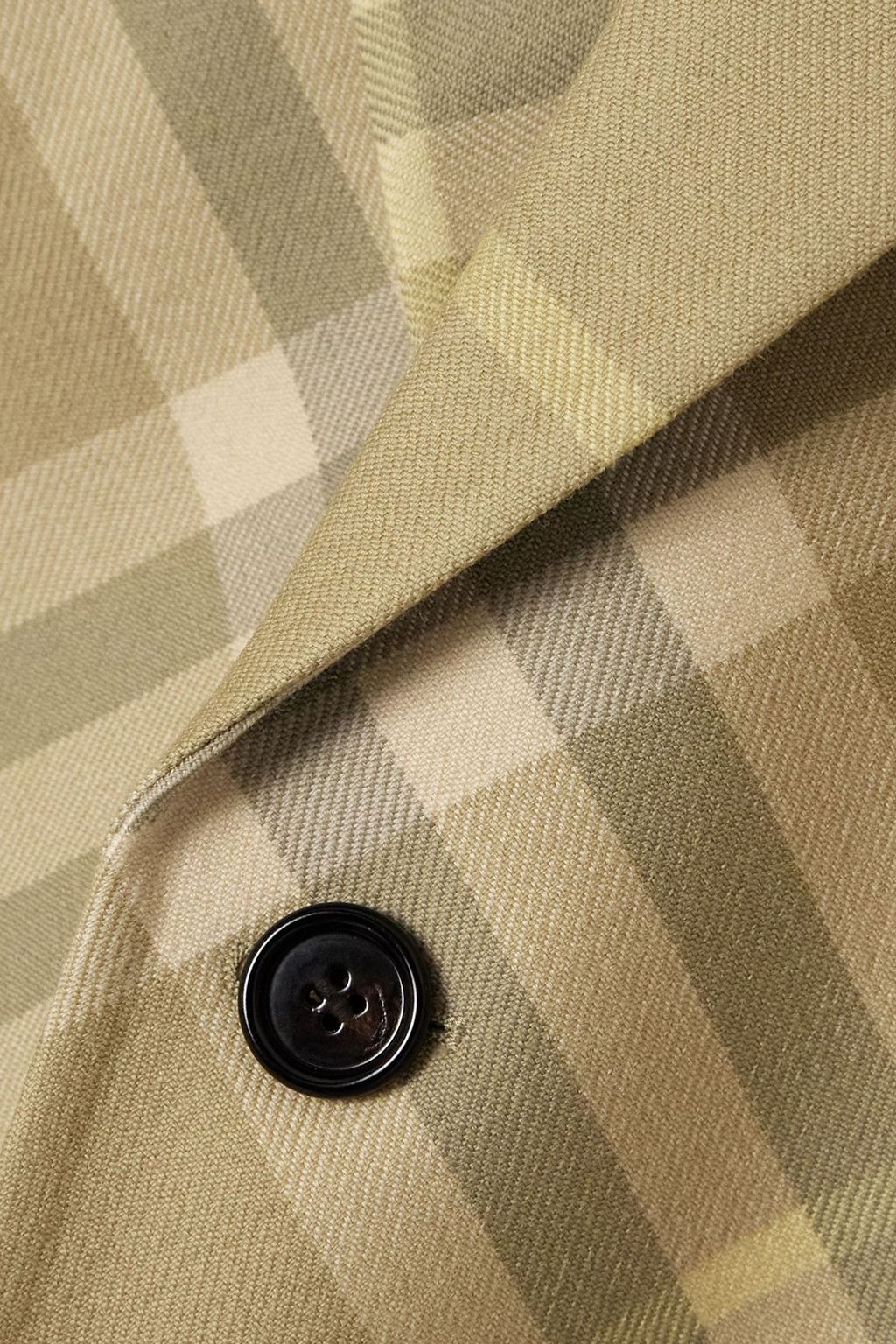 BURBERRY Checked wool blazer