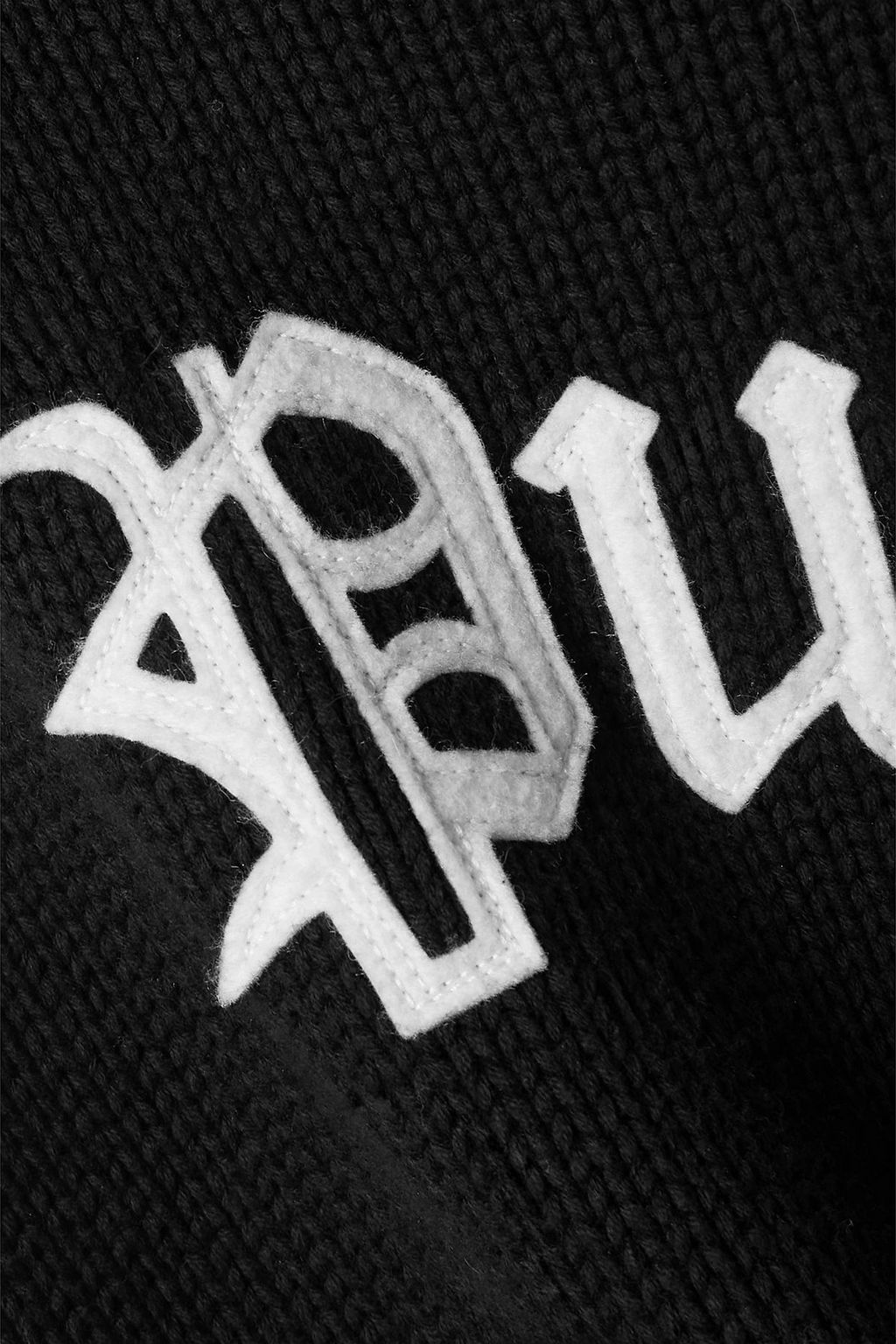 R13 Appliquéd cotton sweater