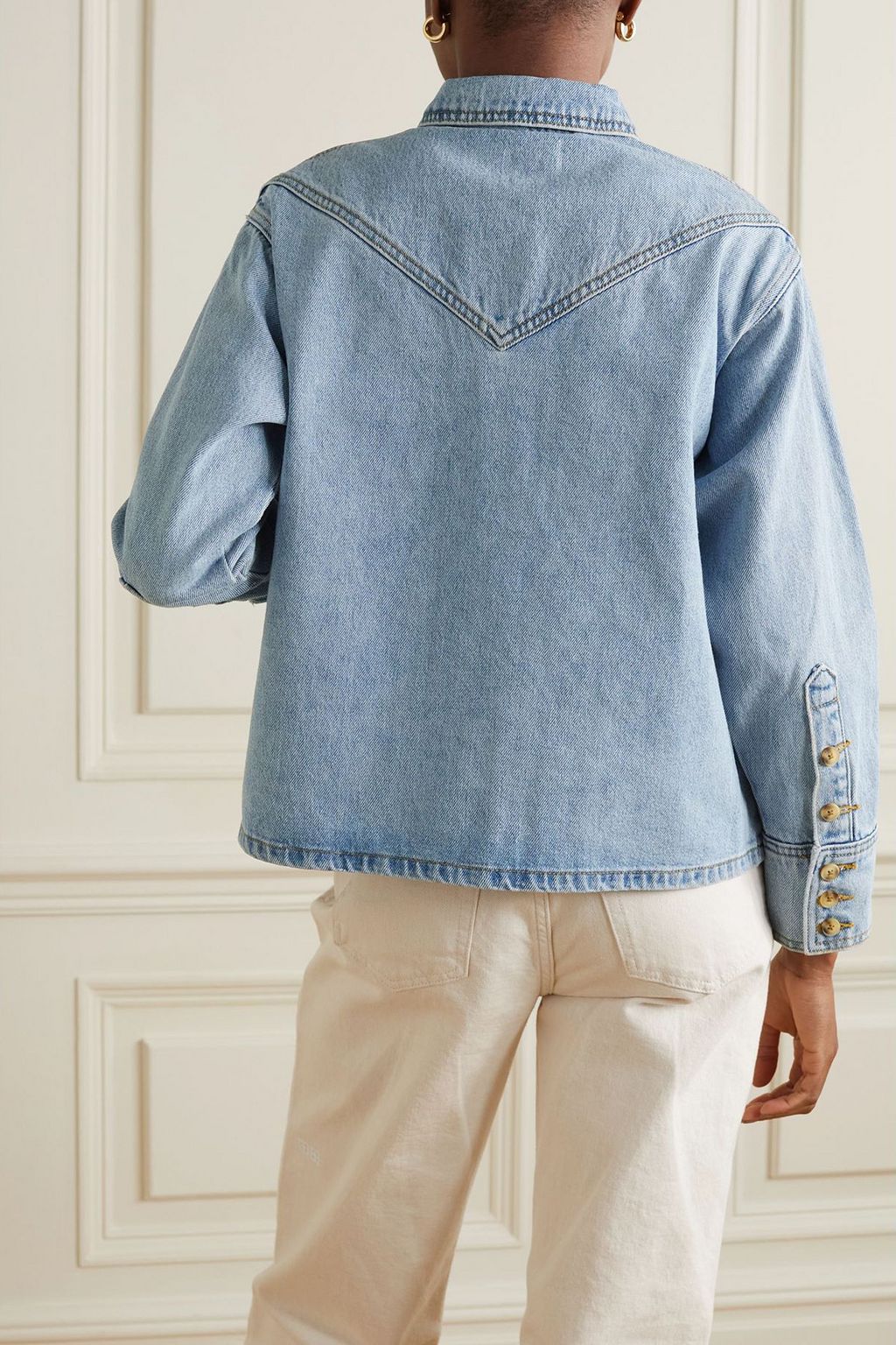 STILL HERE Americano denim shirt jacket