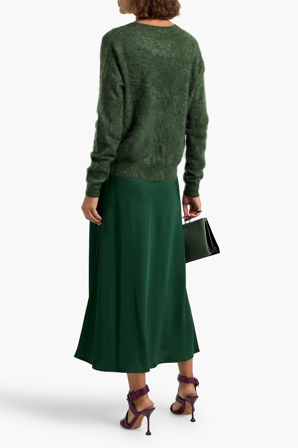 AUTUMN CASHMERE Brushed cashmere sweater