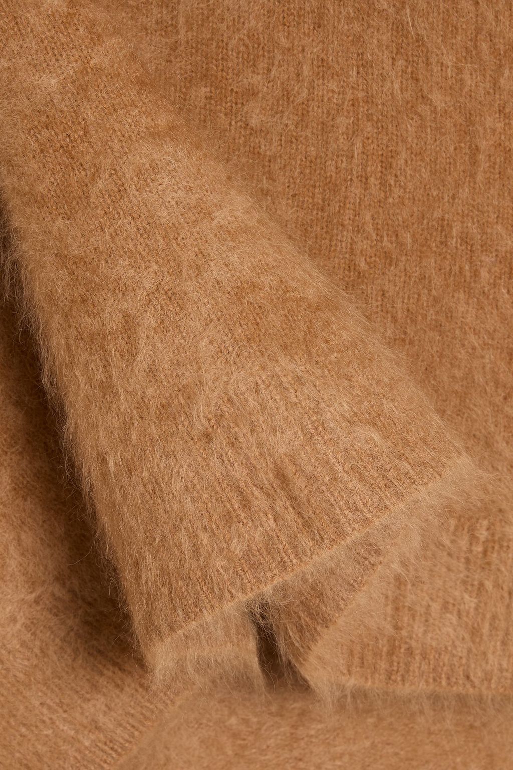 AUTUMN CASHMERE Brushed cashmere turtleneck sweater