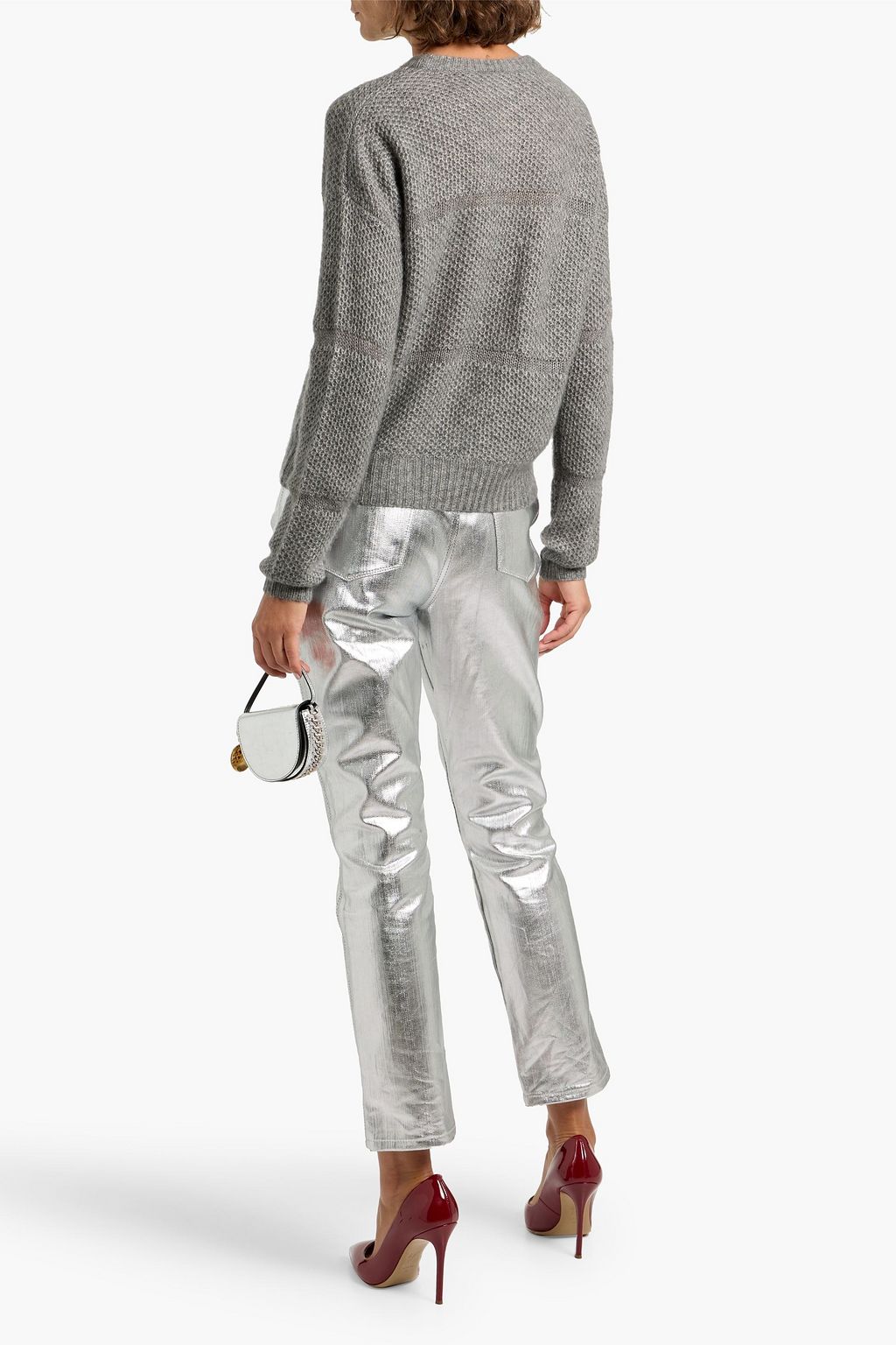 AUTUMN CASHMERE Cashmere and silk-blend sweater