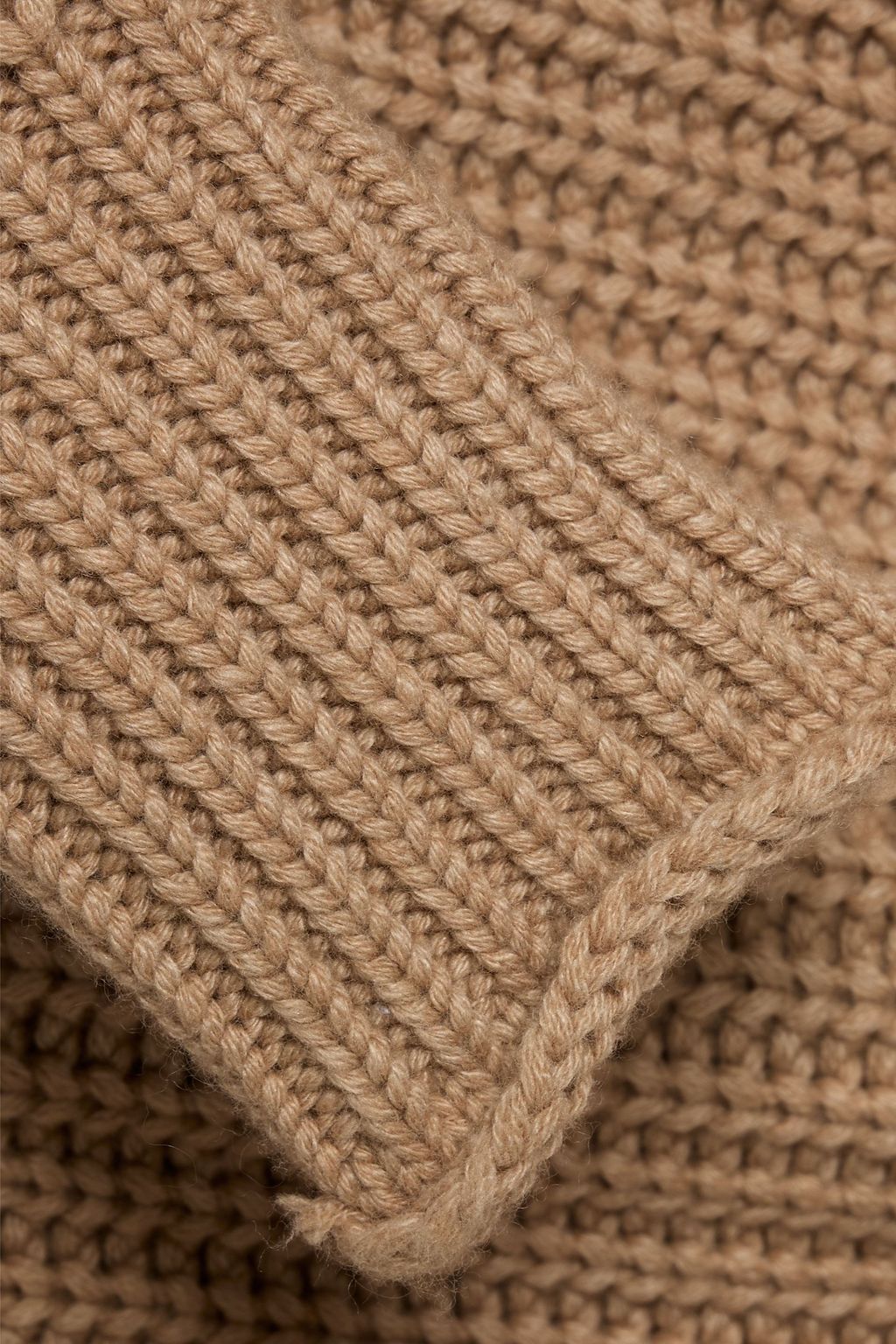 AUTUMN CASHMERE Ribbed-knit turtleneck sweater