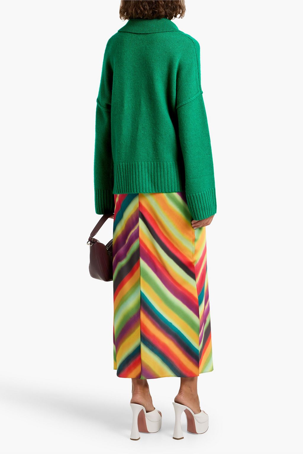 AUTUMN CASHMERE Knitted polo sweater