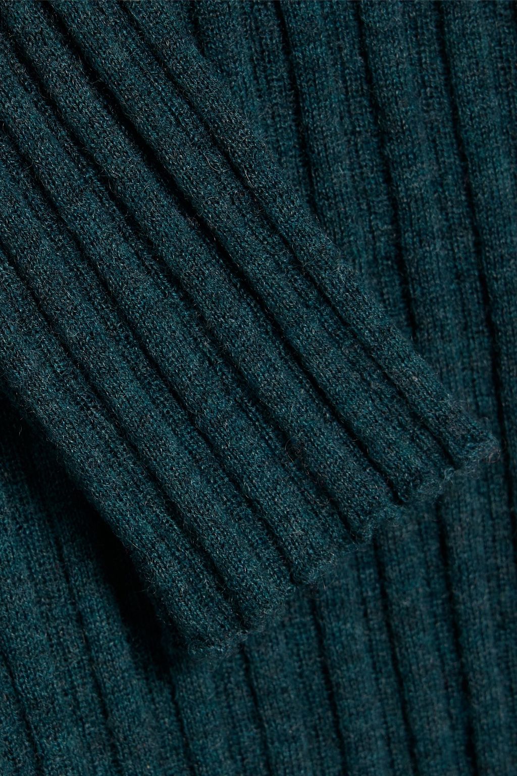AUTUMN CASHMERE Ribbed cashmere turtleneck sweater