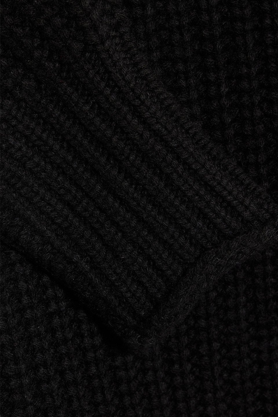 Autumn Cashmere Ribbed-knit Turtleneck Sweater In Black