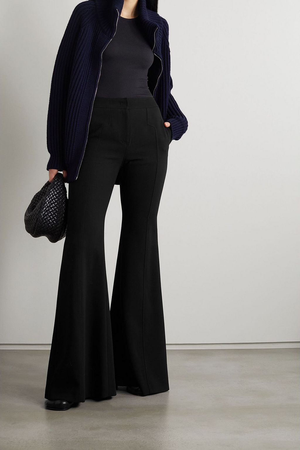 GABRIELA HEARST Vita wool flared pants