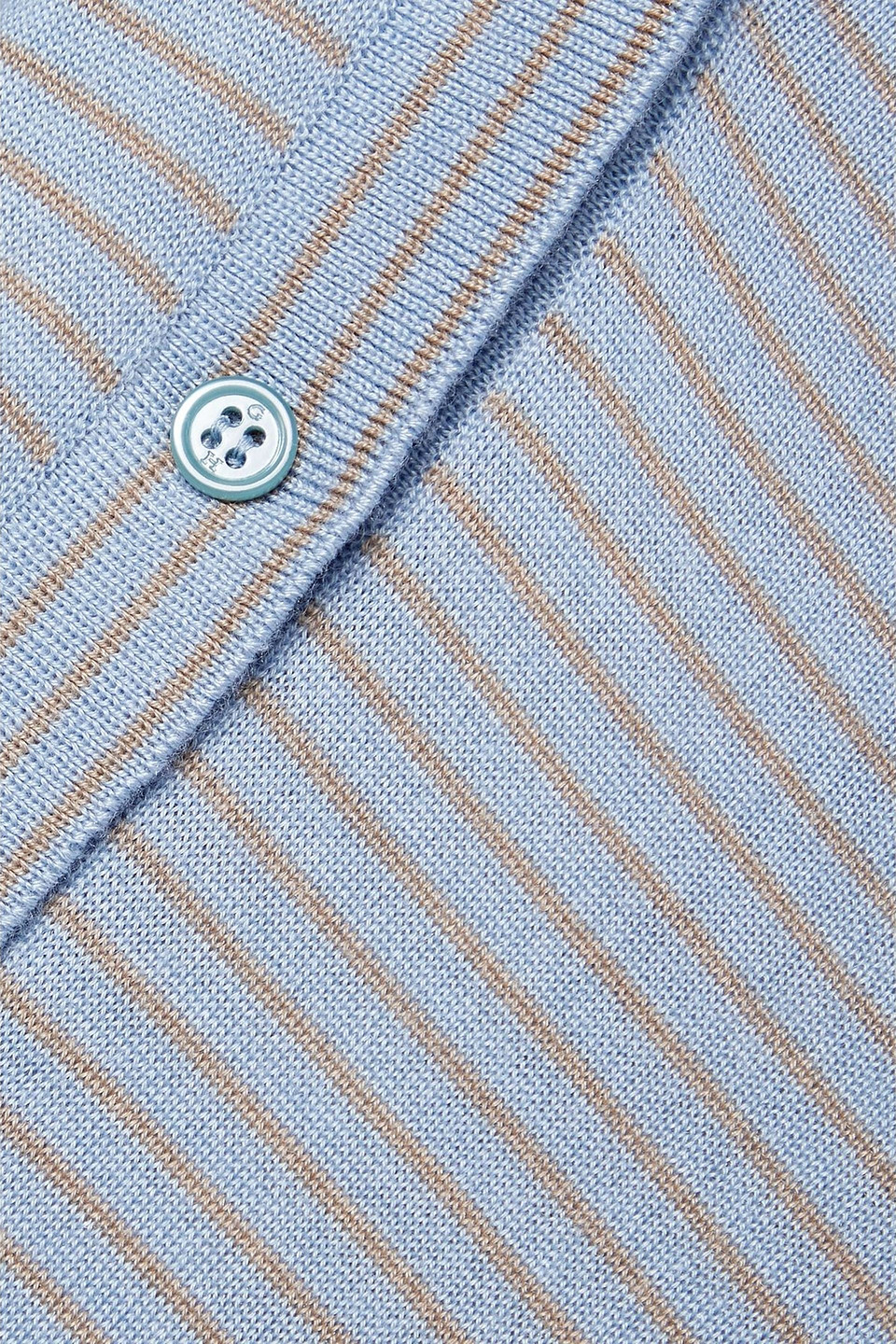 Gabriela Hearst Poloshirt „banjo“ Aus Einer Kaschmir-seidenmischung Mit Streifen In Blue