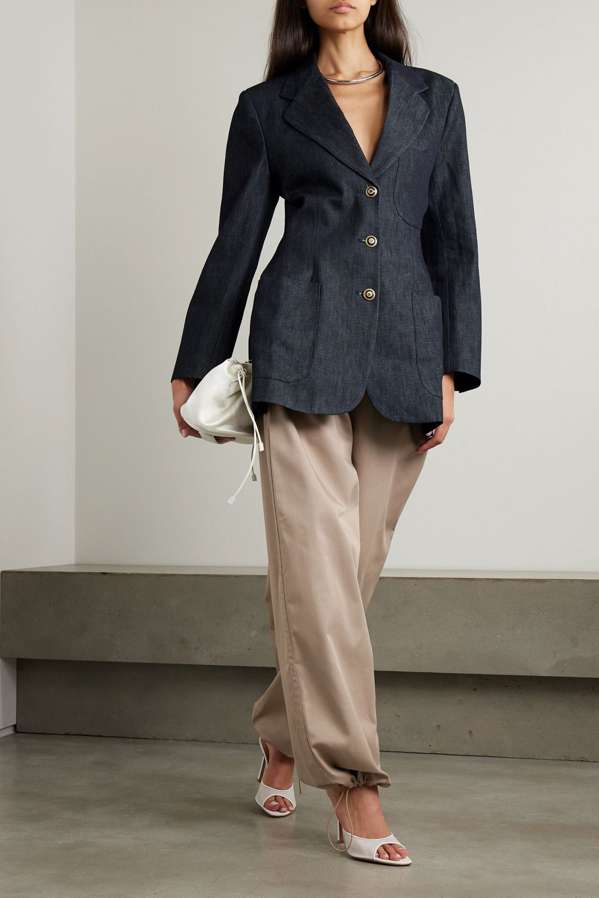 TOLU COKER Denim blazer