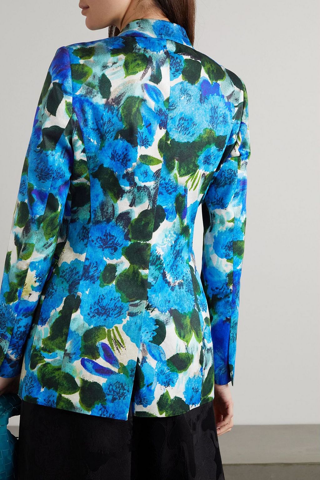 DRIES VAN NOTEN Floral-print cotton blazer