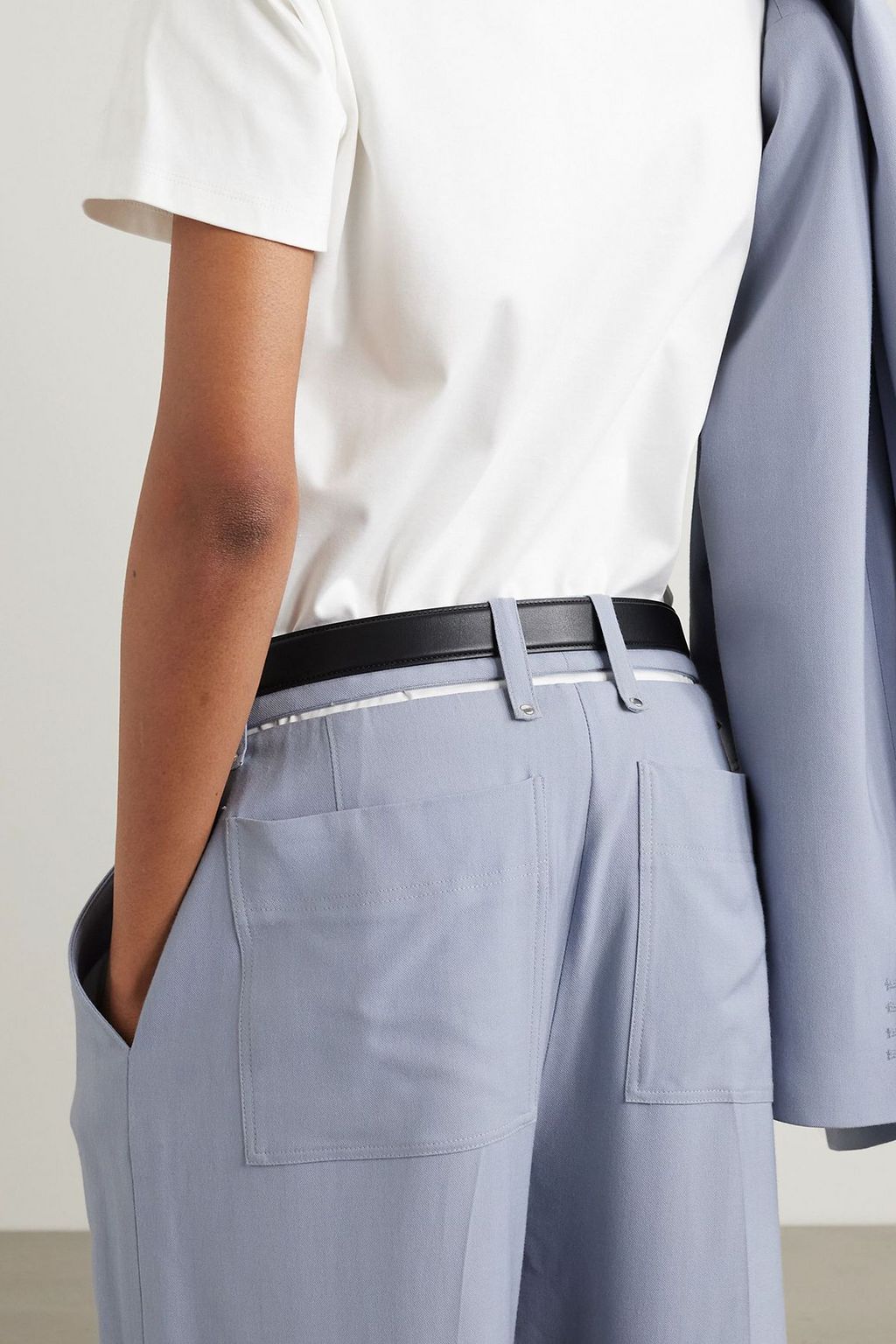 PROENZA SCHOULER Otis crepe wide-leg pants