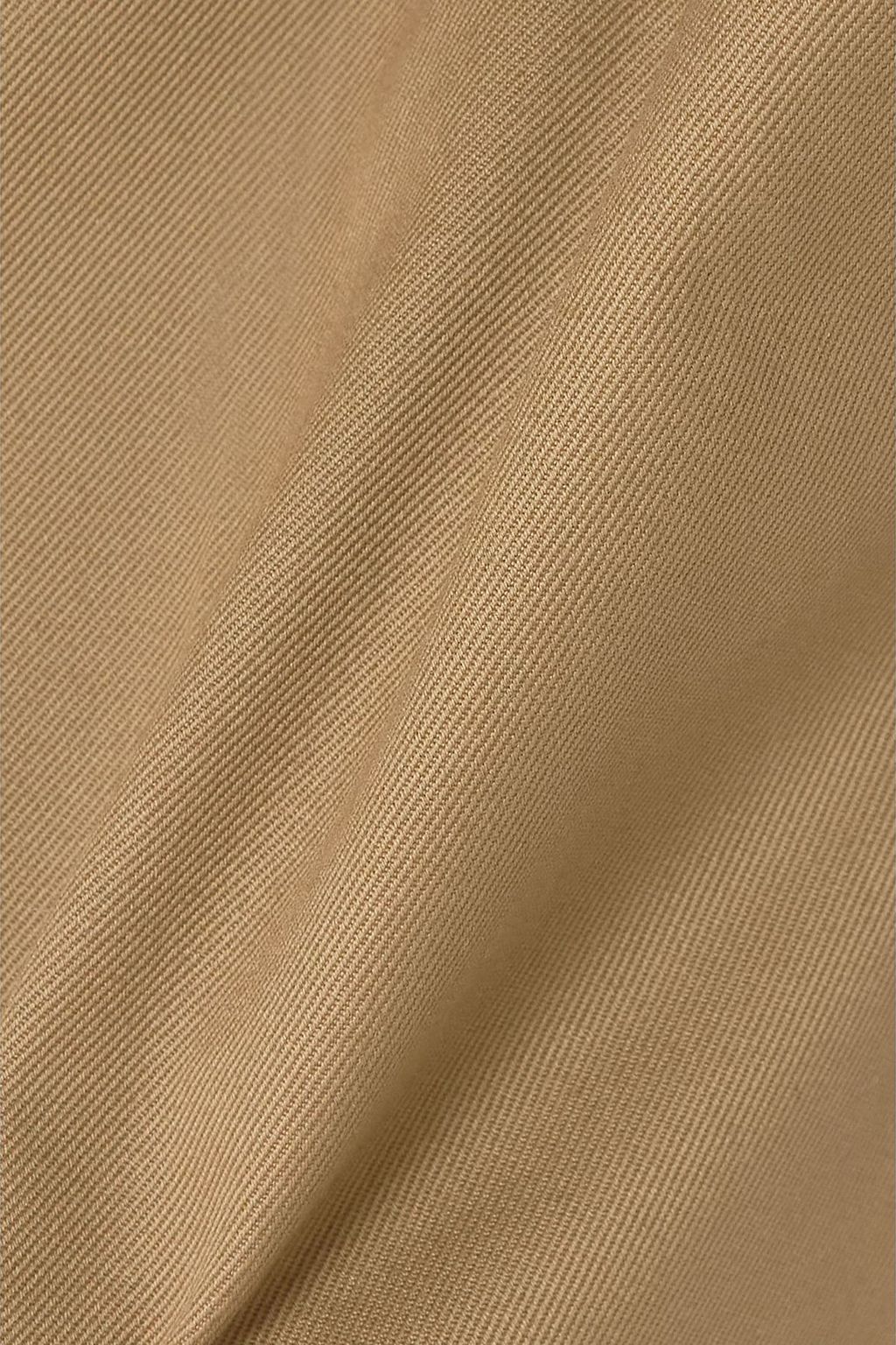 VALENTINO GARAVANI Chain-embellished cotton-blend twill shorts