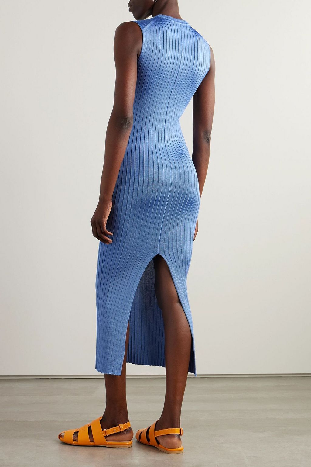 MARNI Midikleid aus Rippstrick