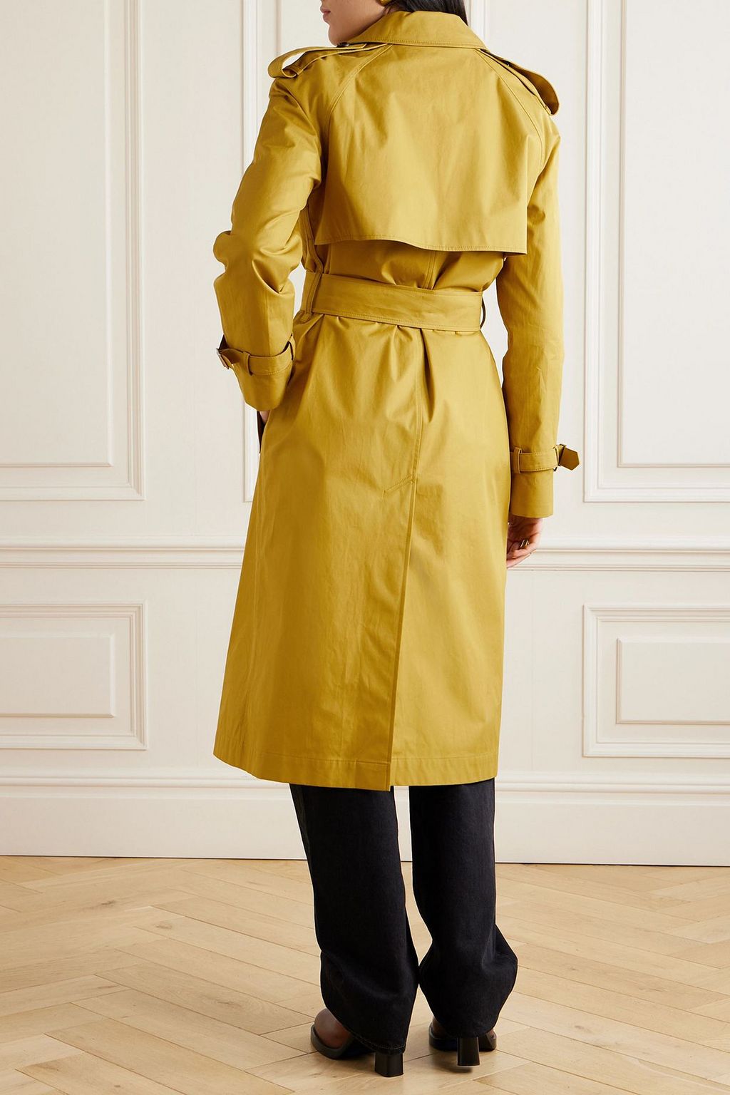 BURBERRY Belted cotton-gabardine trench coat
