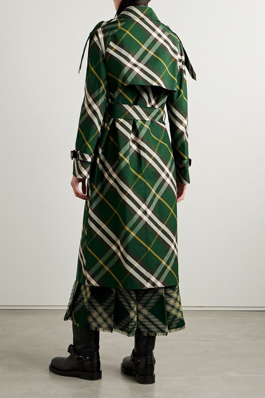 BURBERRY Belted cotton-gabardine trench coat